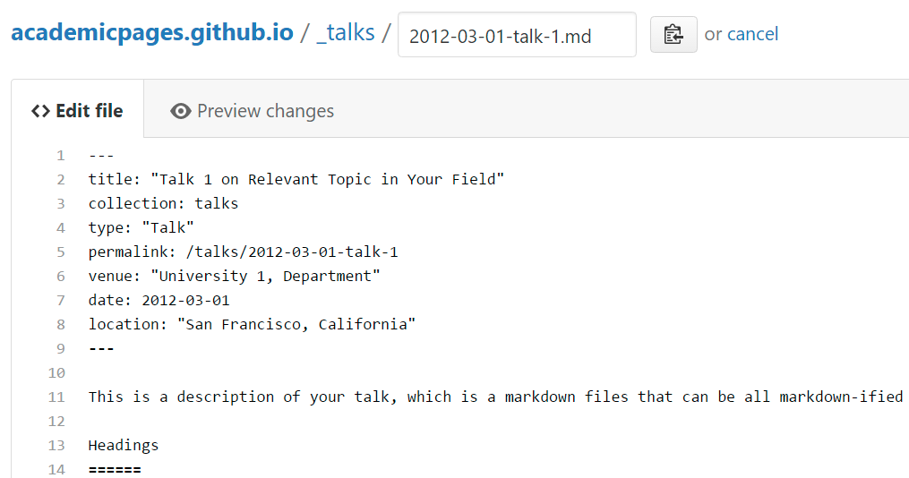 academicpages is a ready-to-fork GitHub Pages template for academic ...